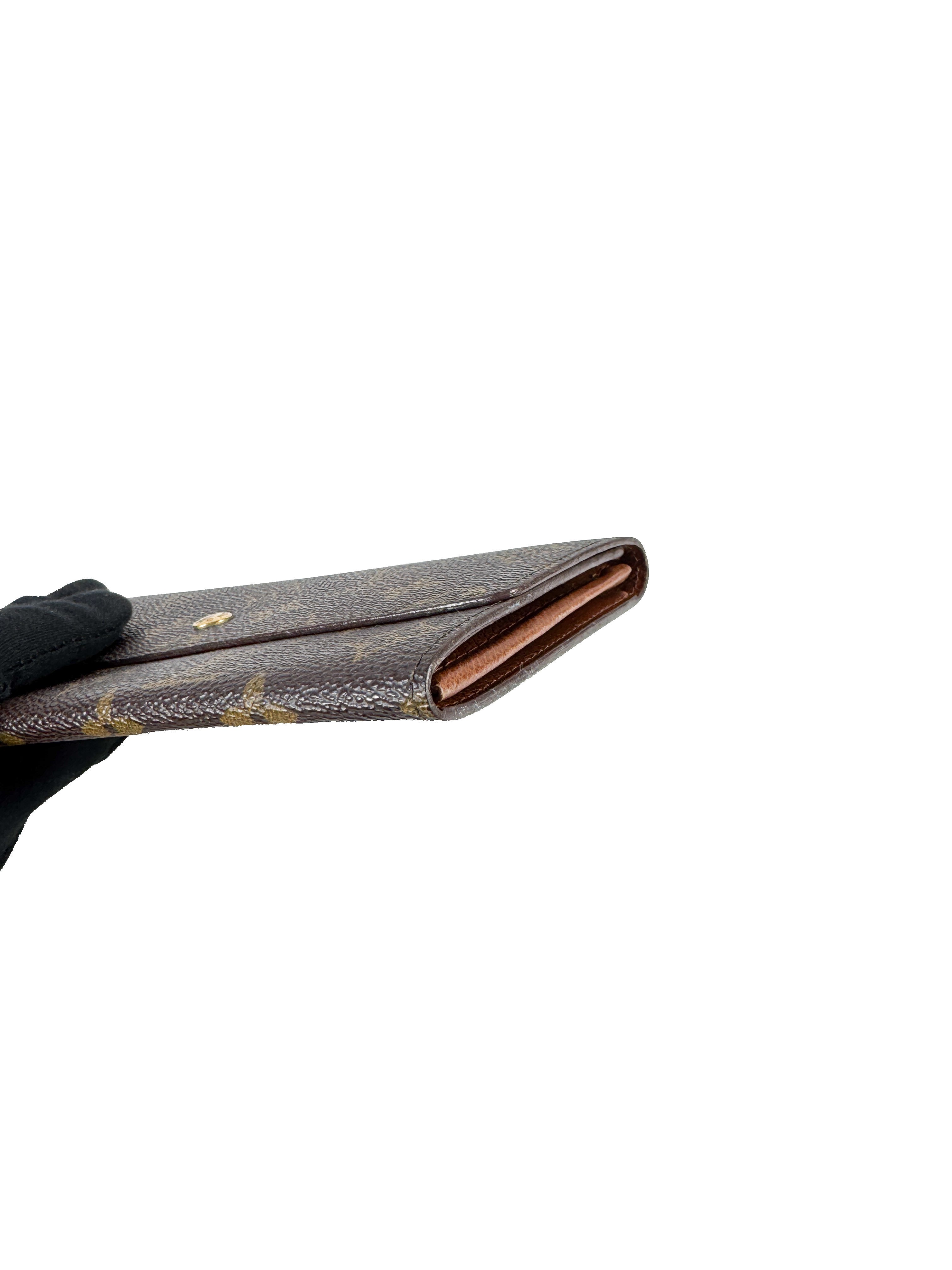 Louis Vuitton monogram vintage Sarah wallet AN1901