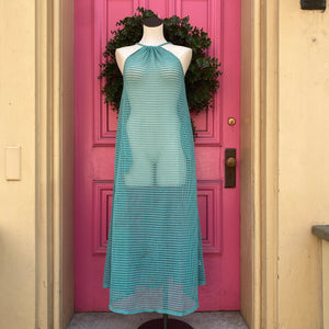 Haute Hippie teal coverup size S