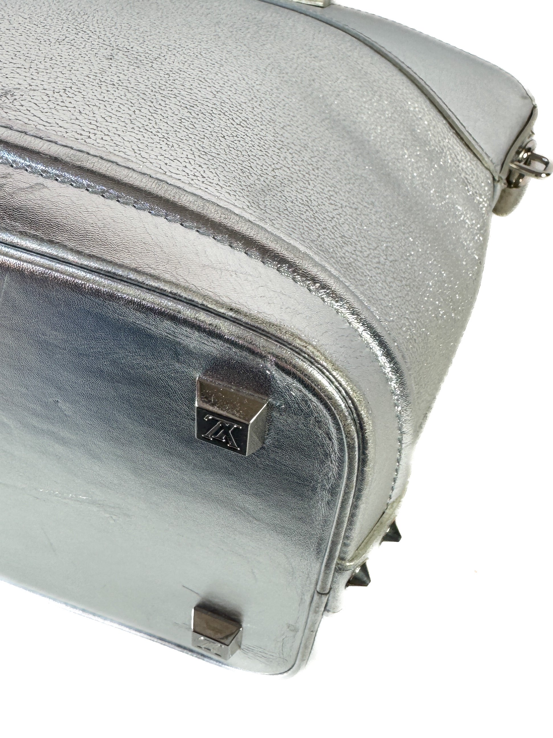 Louis Vuitton silver Suhali lockit MM DU3087