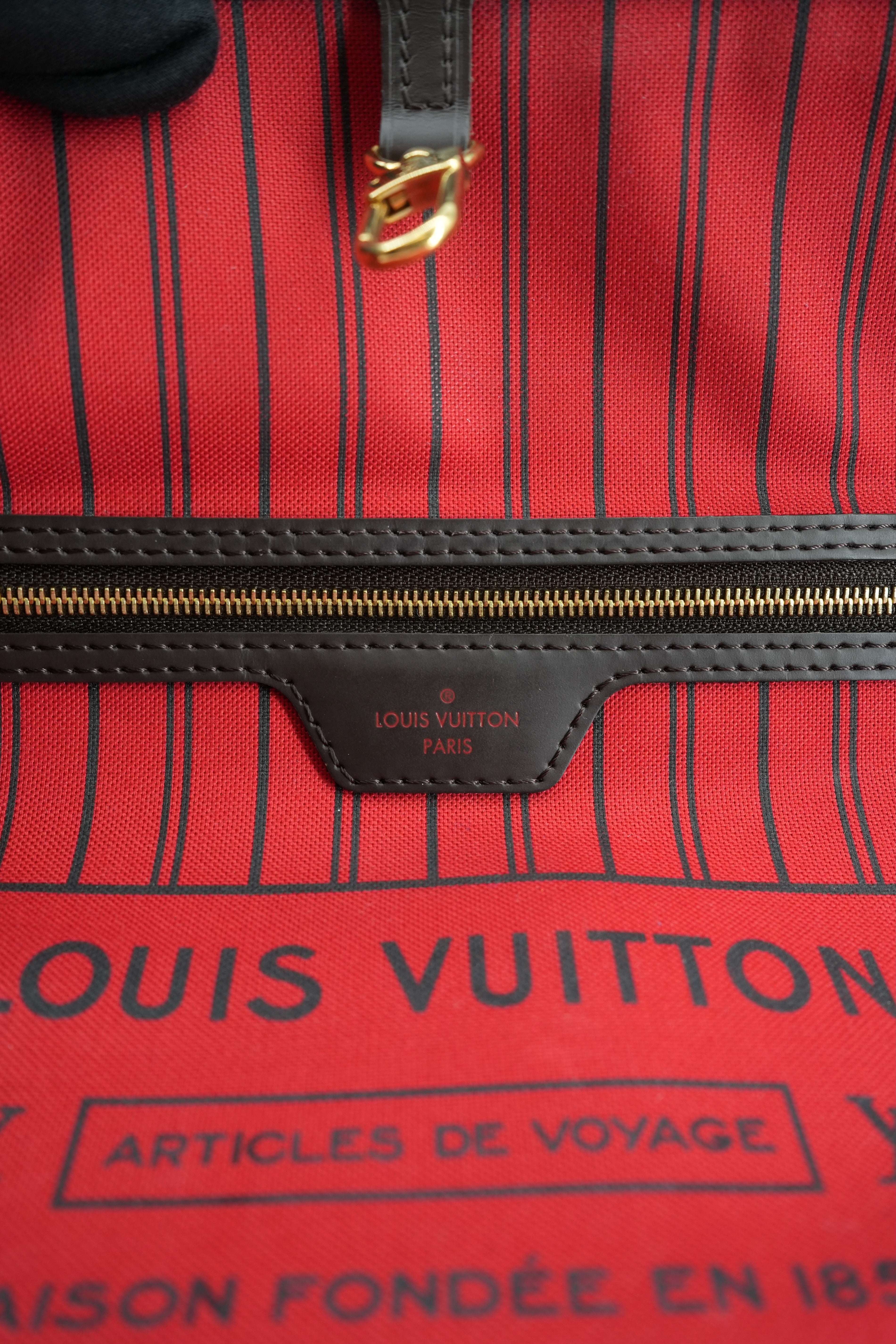 Louis Vuitton damier ebene Neverfull MM SD3109