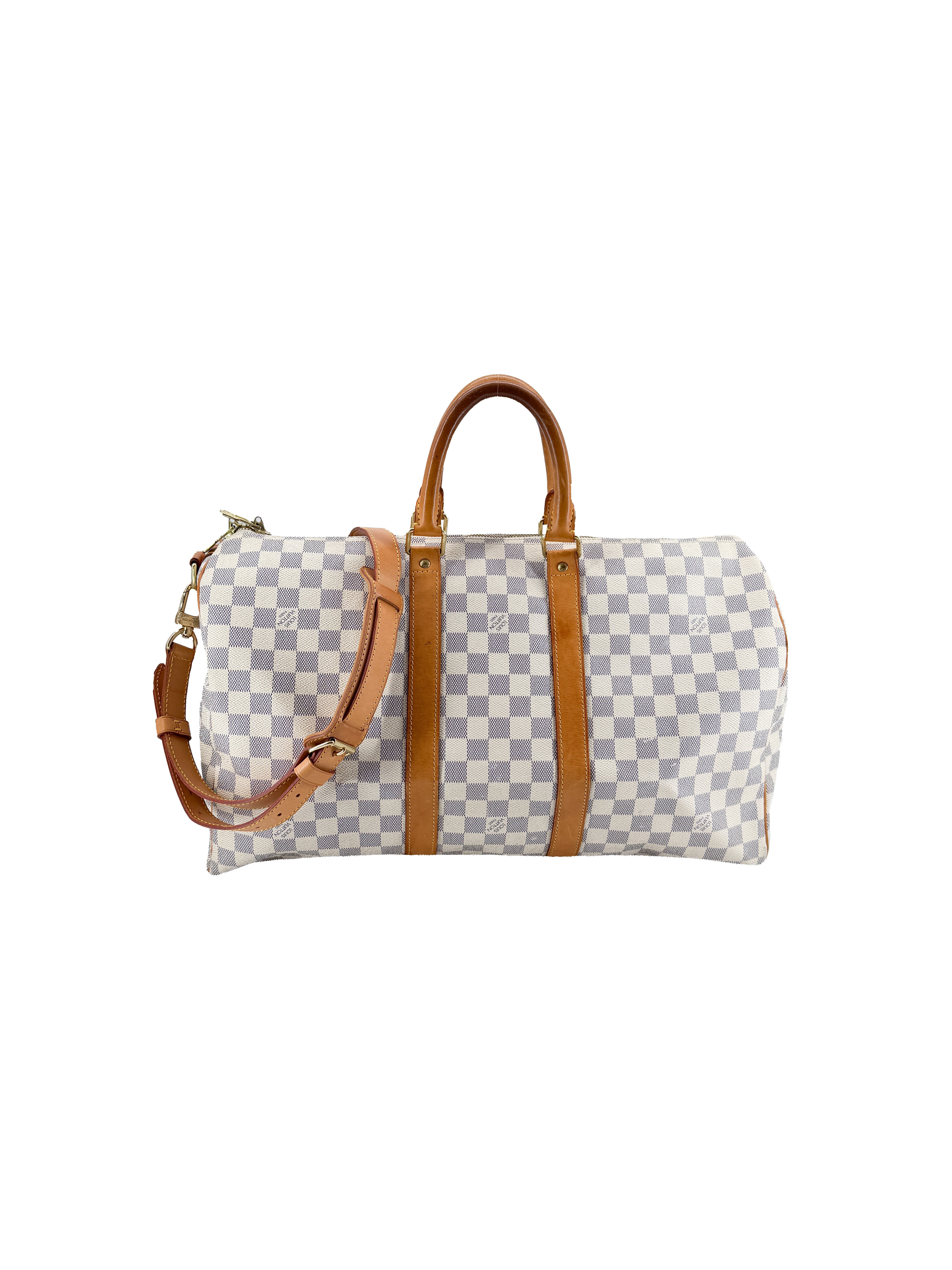 Louis Vuitton damier azur Keepall 45 bandouliere MB4191