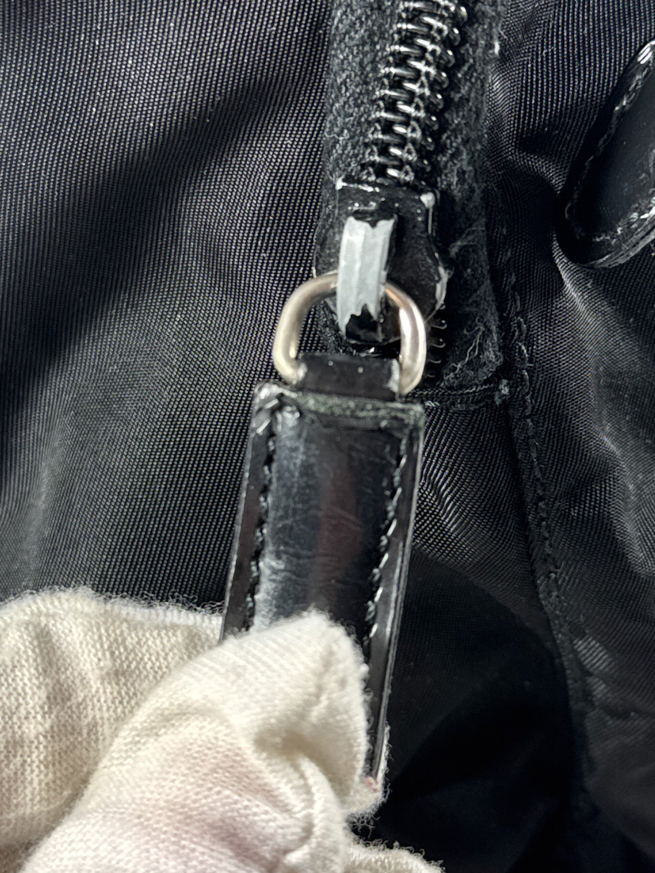 Prada black nylon backpack 58