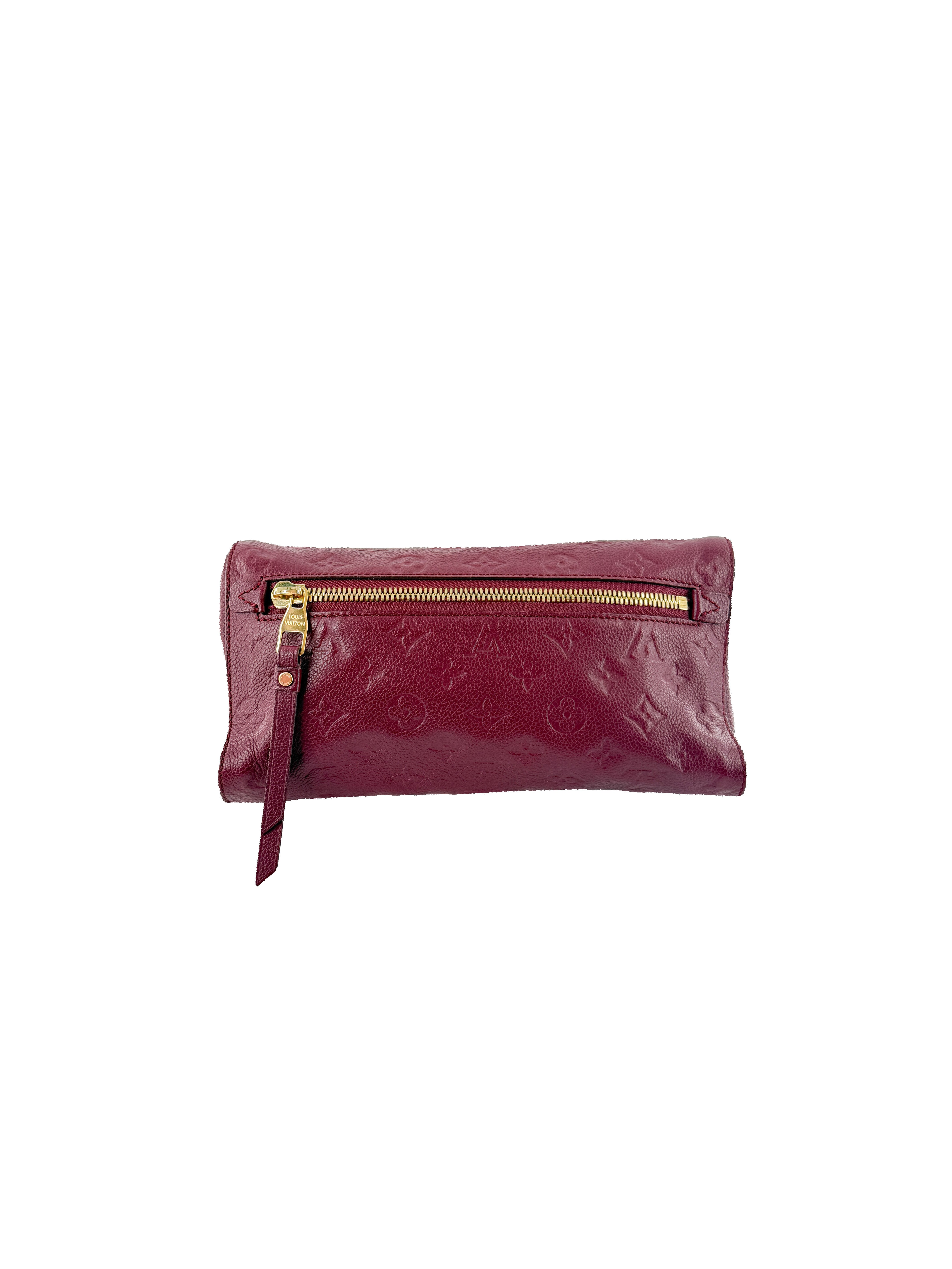 Louis Vuitton berry monogram empreinte Pétillante clutch  TR2144 - My Girlfriend's Wardrobe LLC
