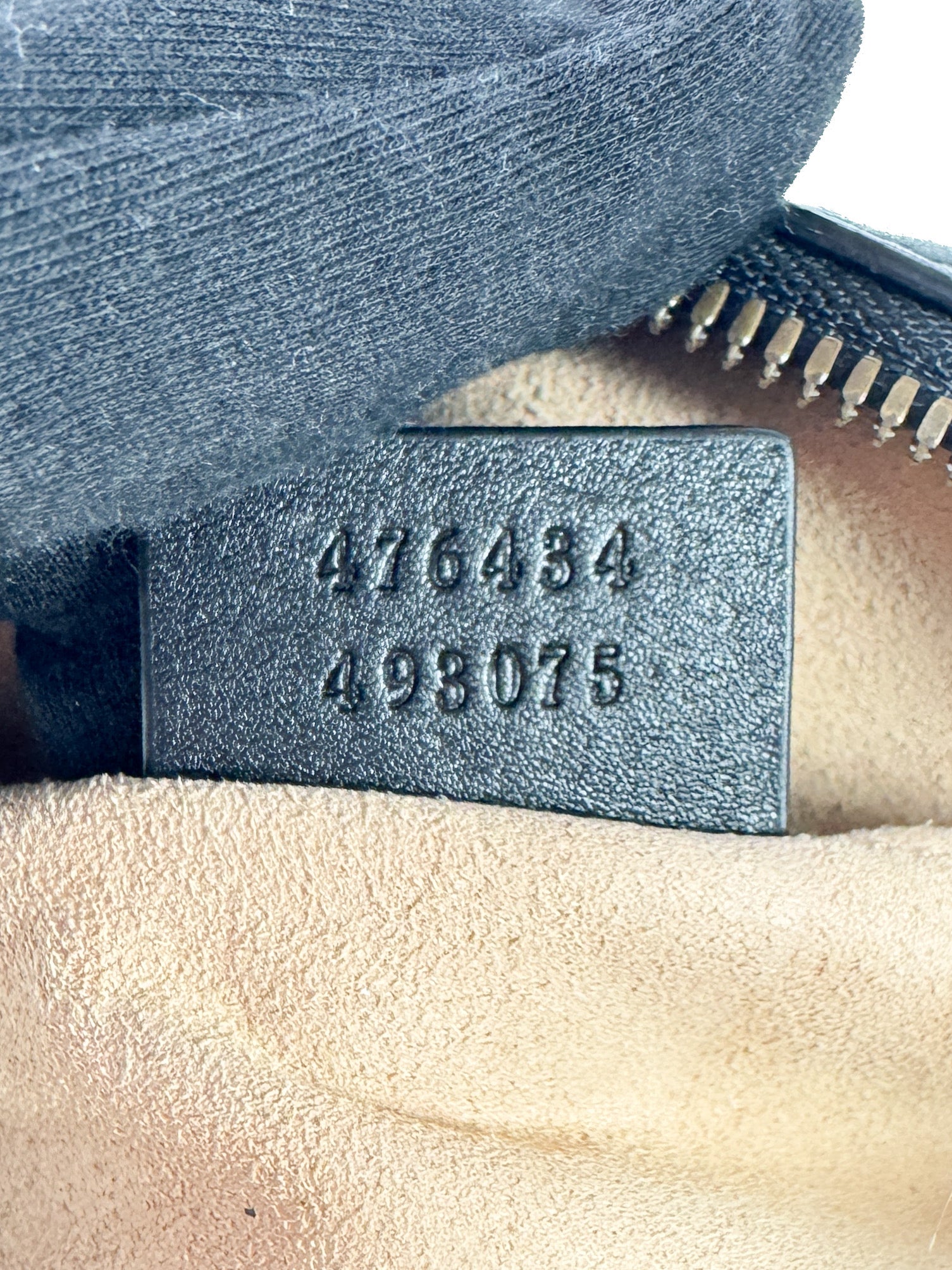 Gucci Calfskin Matelasse GG Marmont Belt Bag 85 34 Black  476434 493075