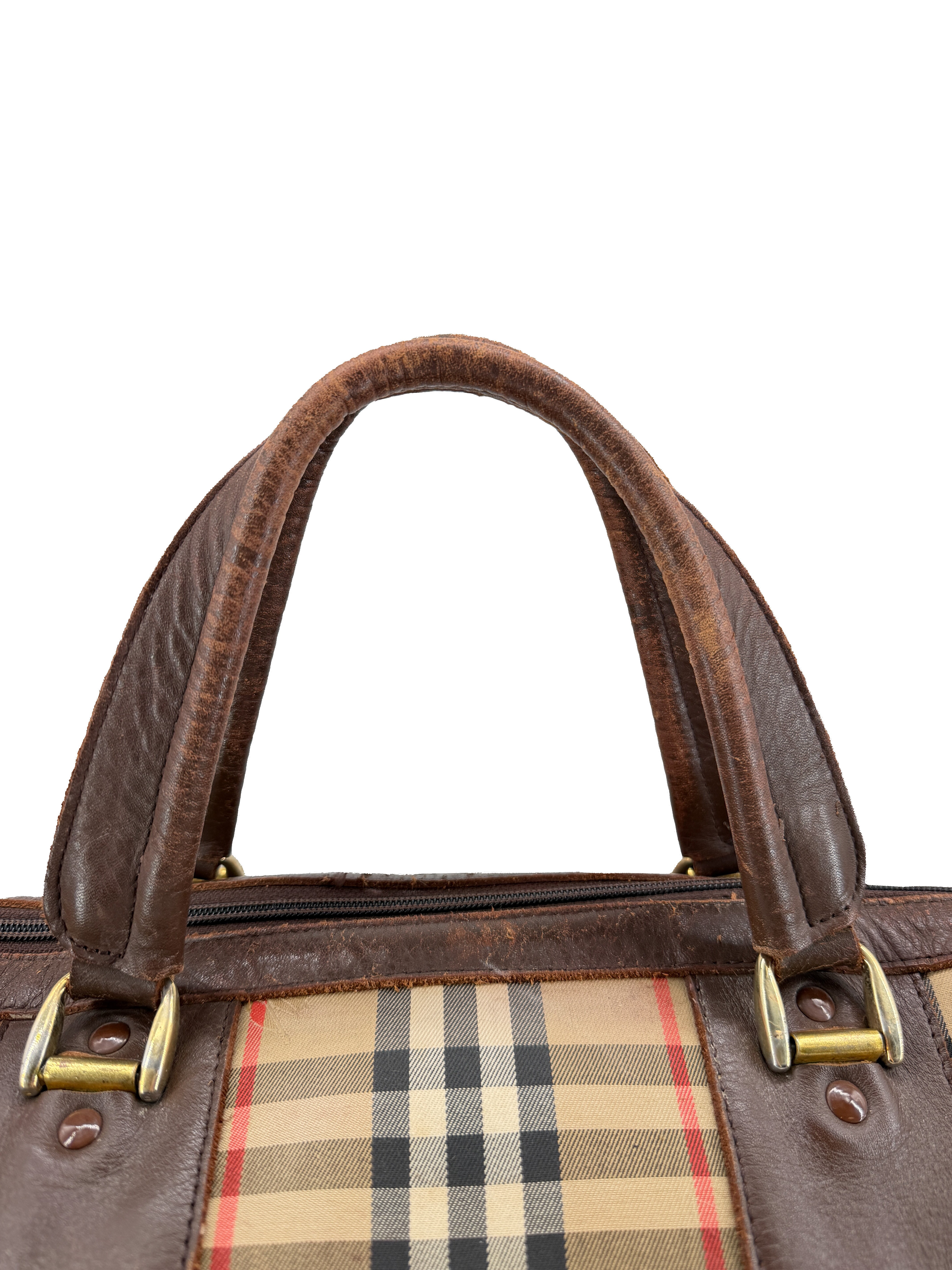 Burberry vintage nova check Boston duffle bag *as is*