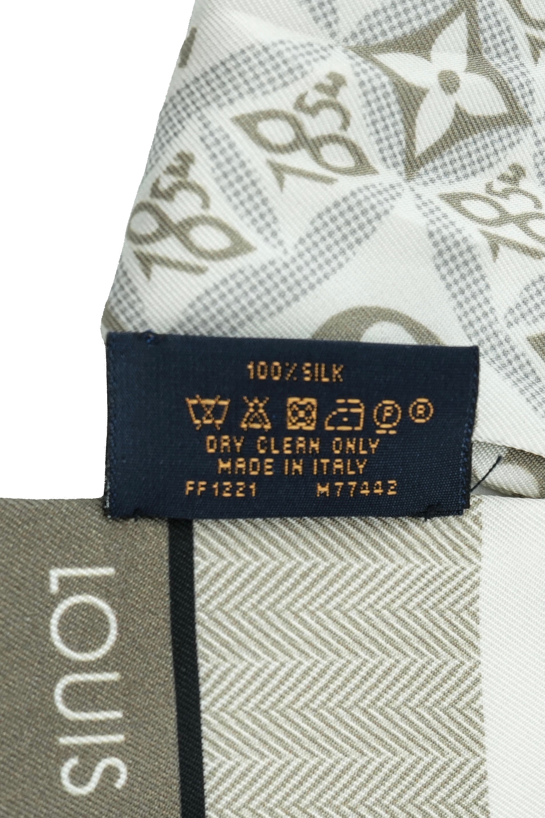 Louis Vuitton Since 1854 white/gray bandeau FF1221