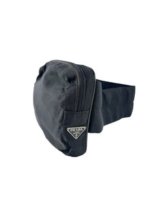 Prada black nylon belt bag 103
