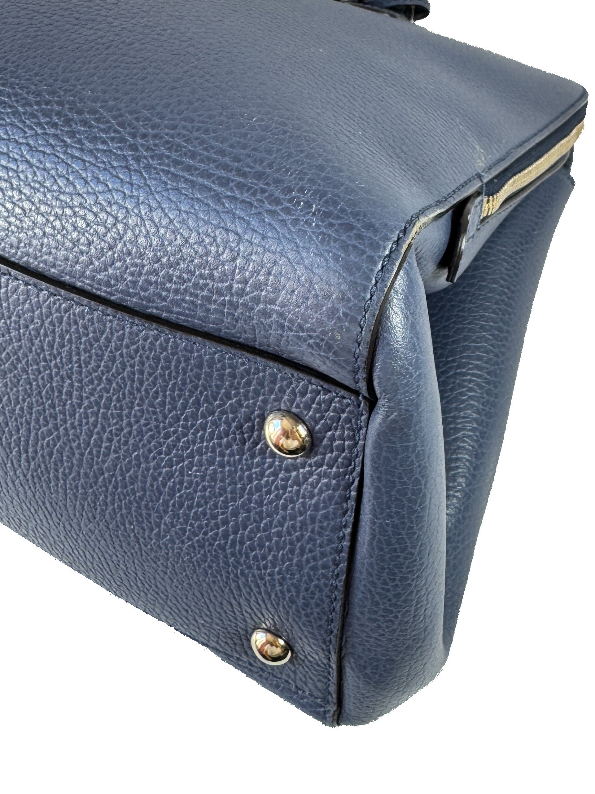 Gucci blue Lady Dollar handle medium tote 388558525040