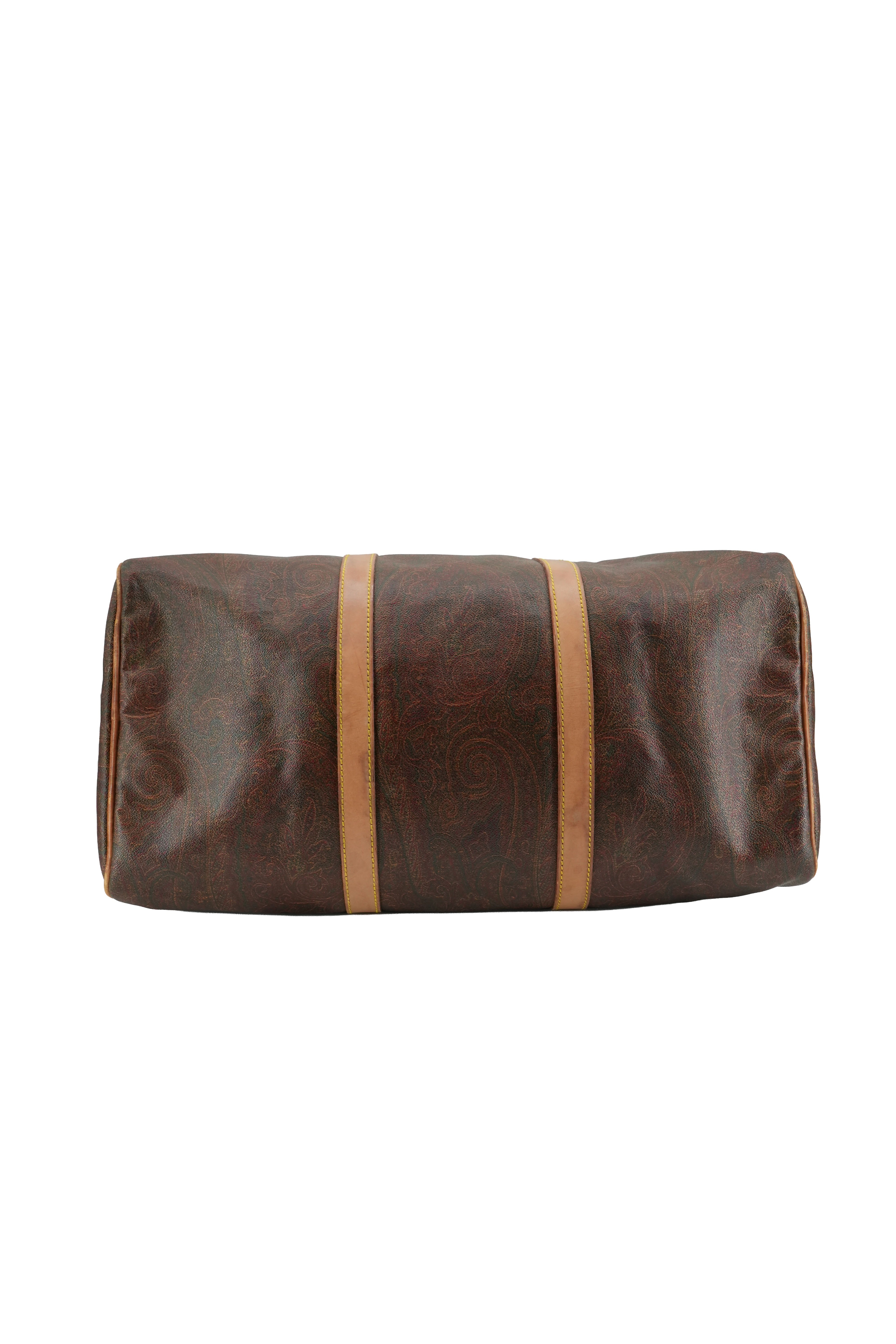 Etro paisley coated canvas weekender 1036719