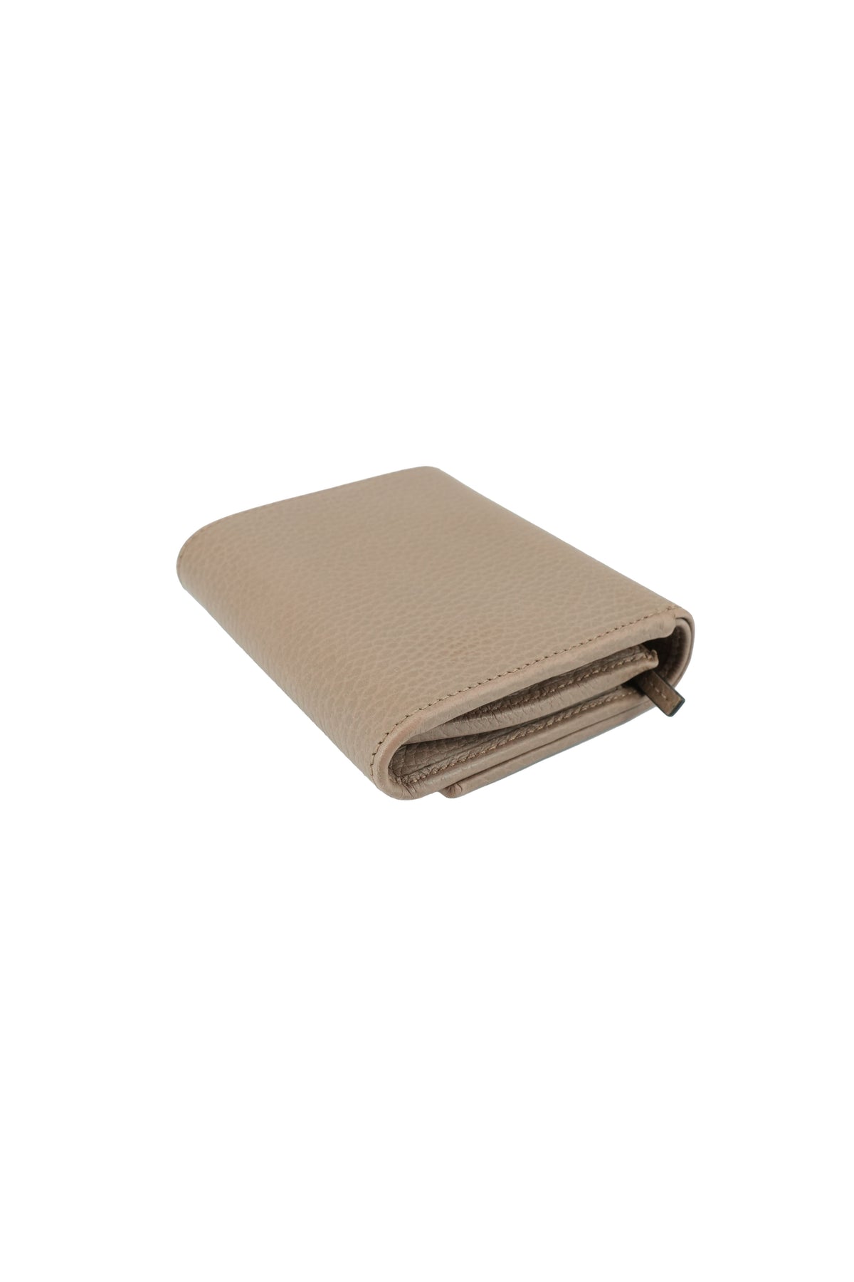 Gucci beige Marmont compact wallet 598587-0416