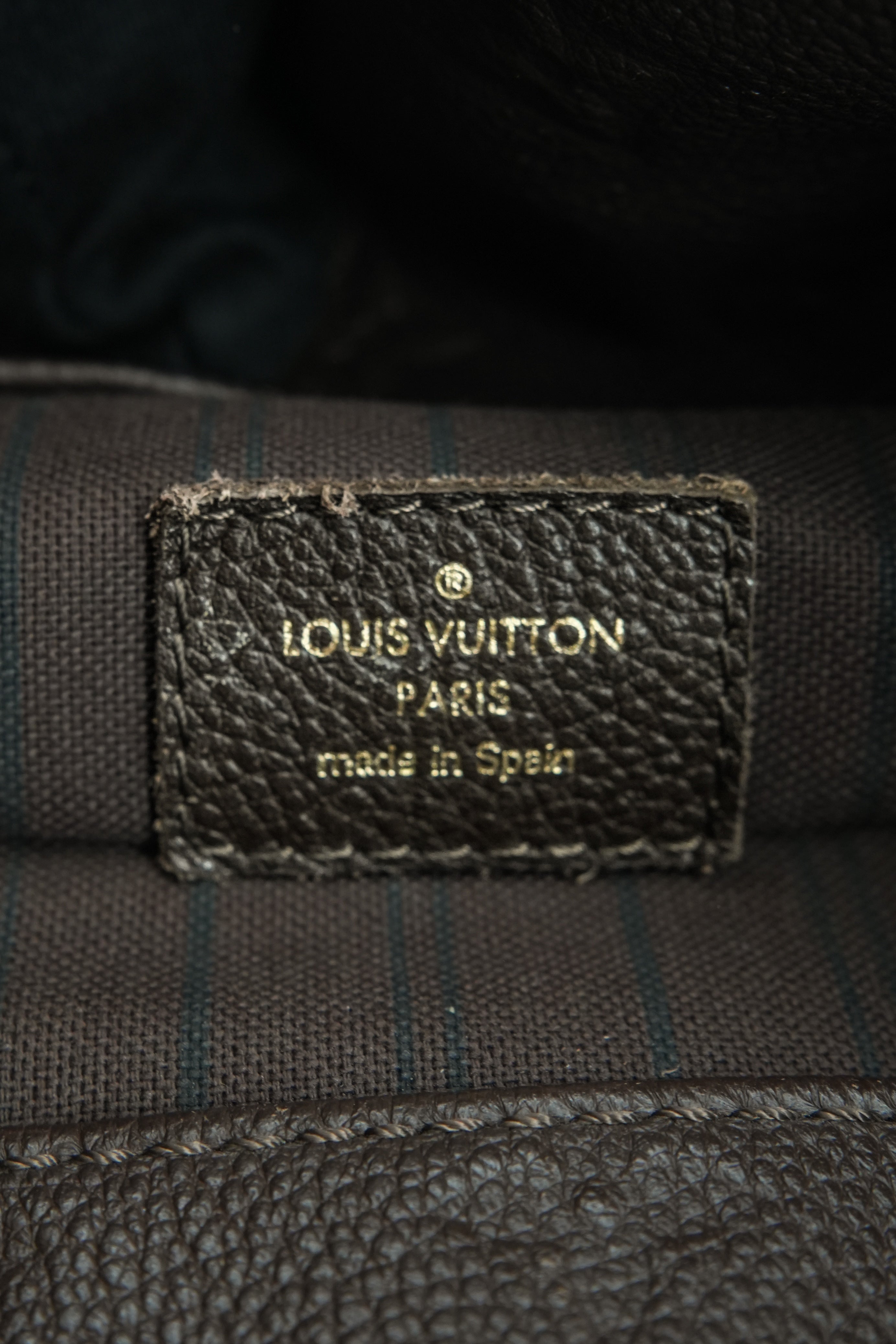 Louis Vuitton dark brown empreinte leather Artsy CA3174