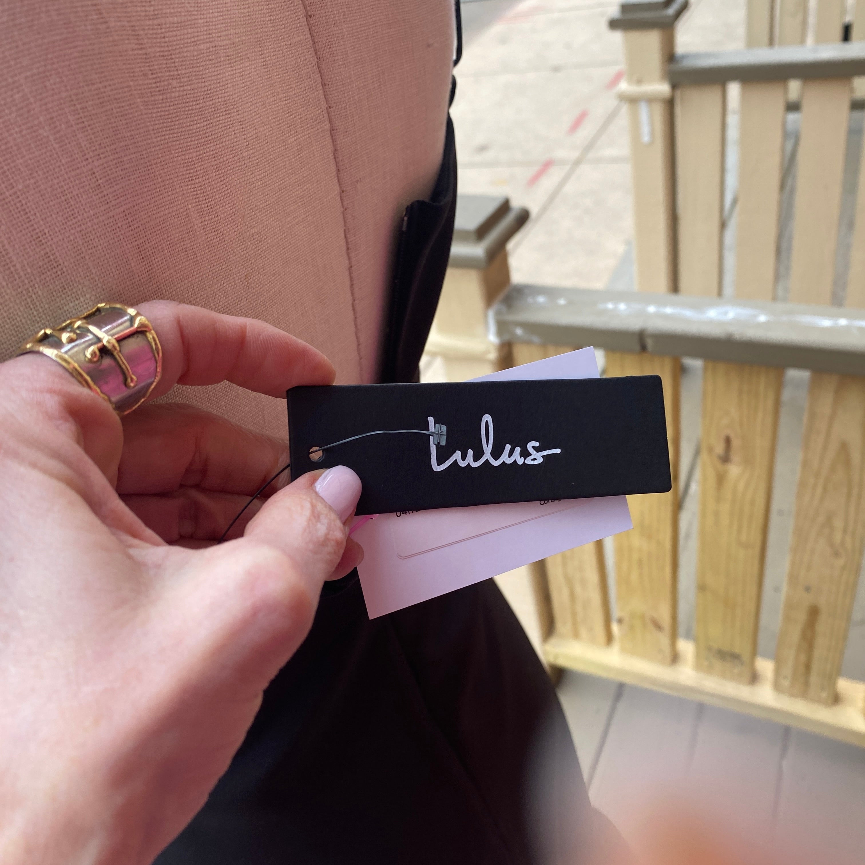 Lulus black tank dress size small