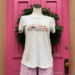 Ann Taylor LOFT mushroom tee size XS