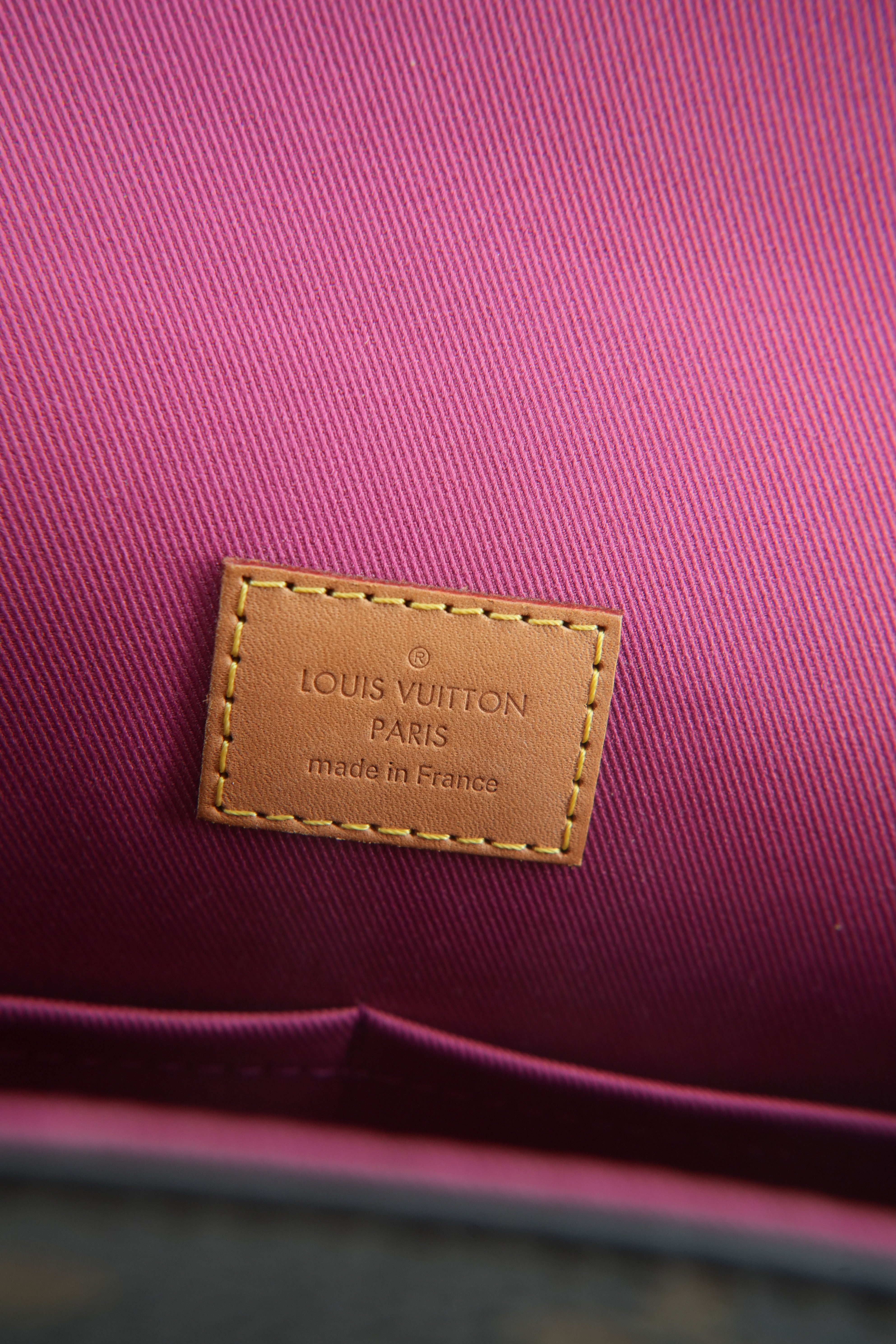 Louis Vuitton monogram Fuchsia Cluny BB Shoulder Bag SA1179