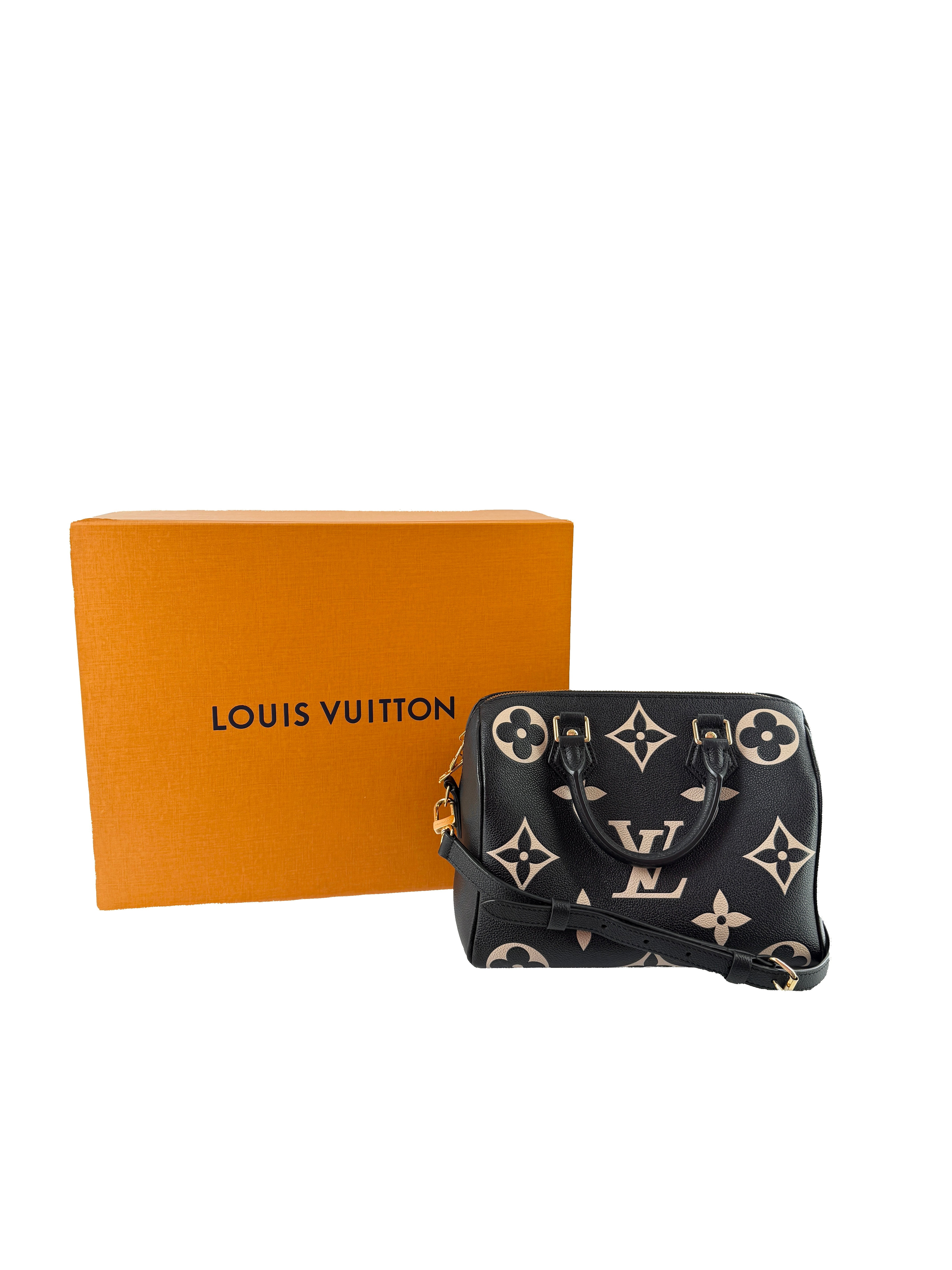 Louis Vuitton Giant Monogram Seedy 25 Bandouliere black/beige NFC - My Girlfriend's Wardrobe LLC