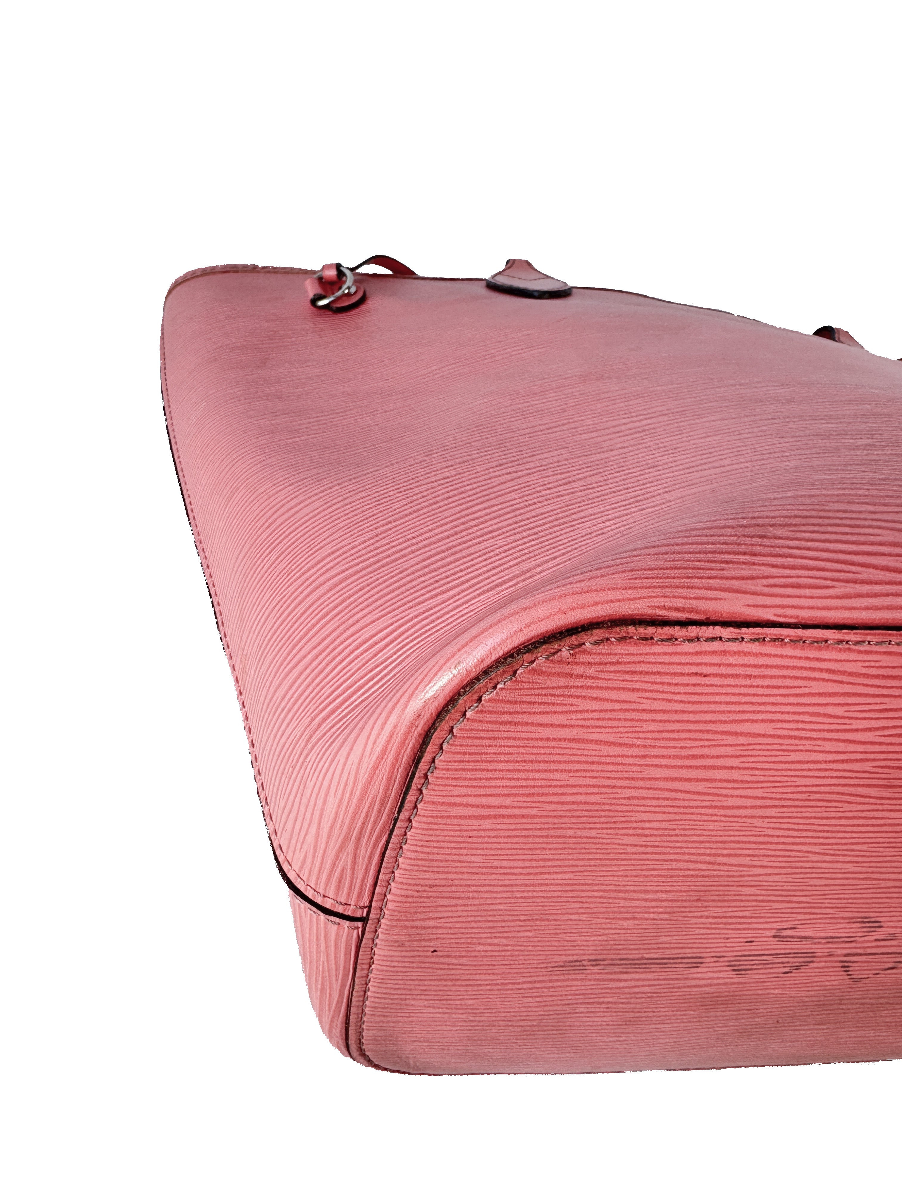 Louis Vuitton coral pink epi Neverfull MM SR0174 **as is**