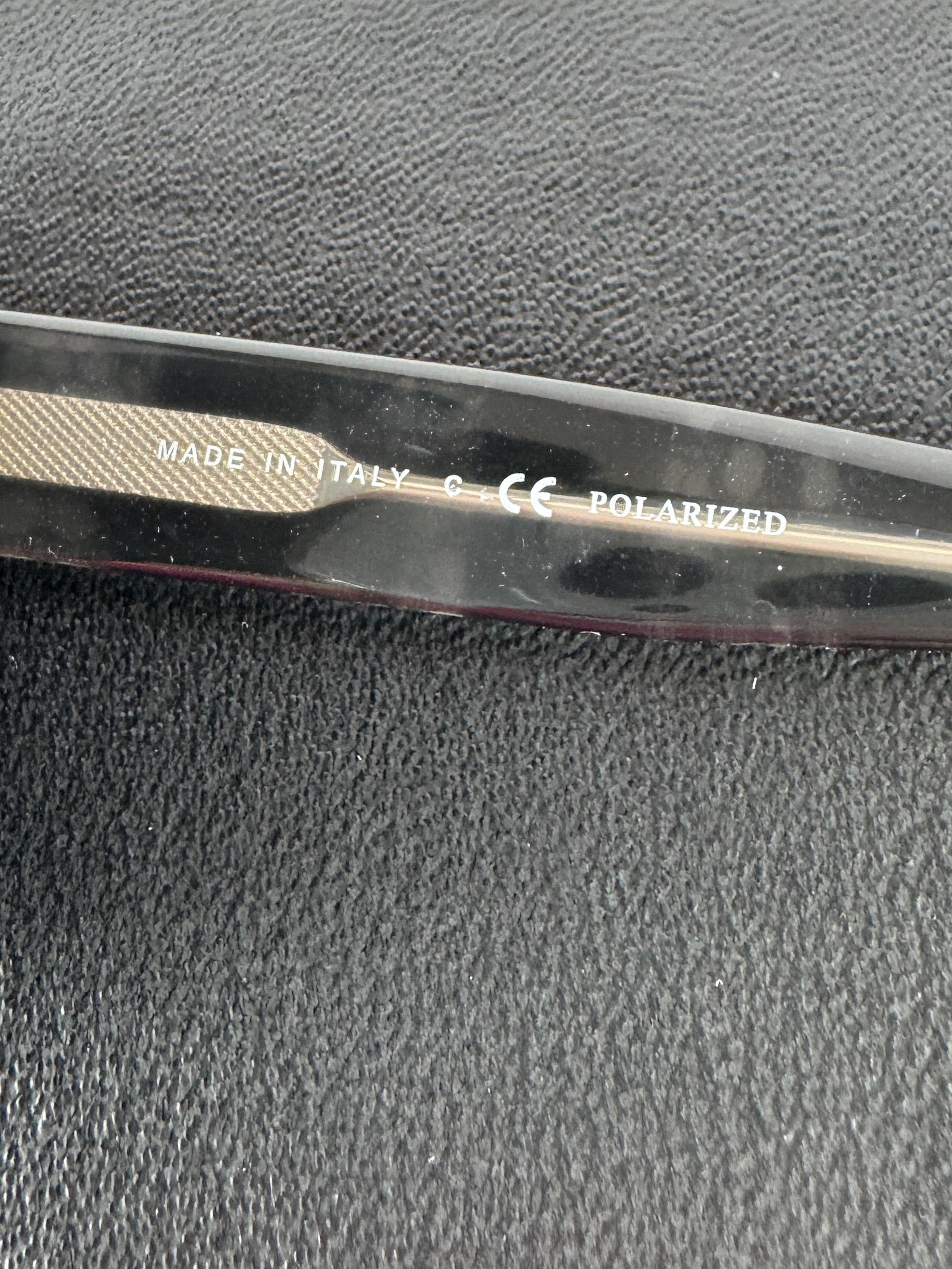 Chanel black lace effect sunglasses 5296