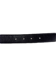 Gucci black leather vintage belt size 70