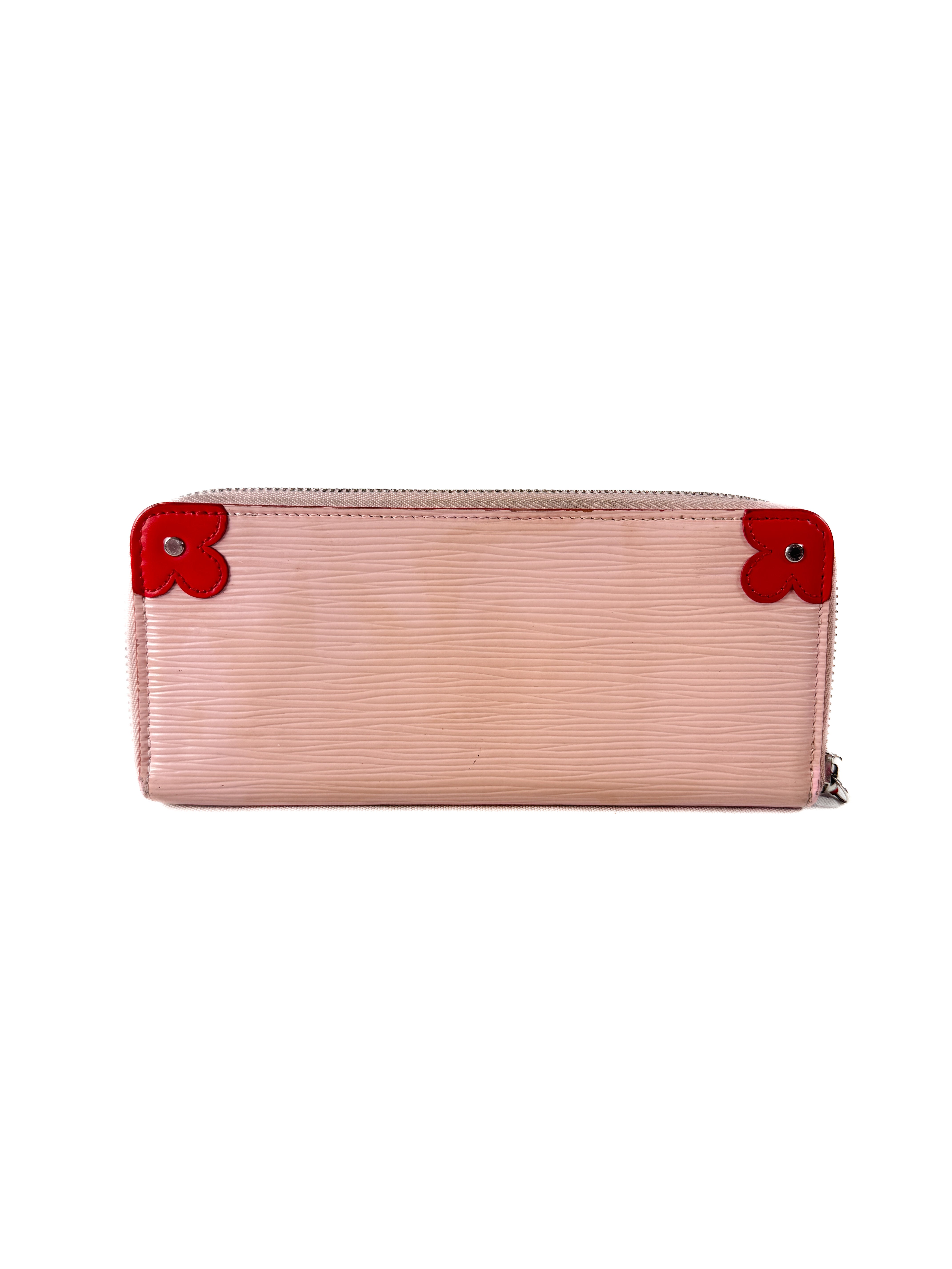 Louis Vuitton pink Epi blooming corners Clemence wallet  UB2108 *as is*