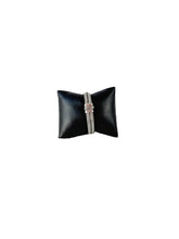 David Yurman sterling silver 14k gold blue topaz cable watch