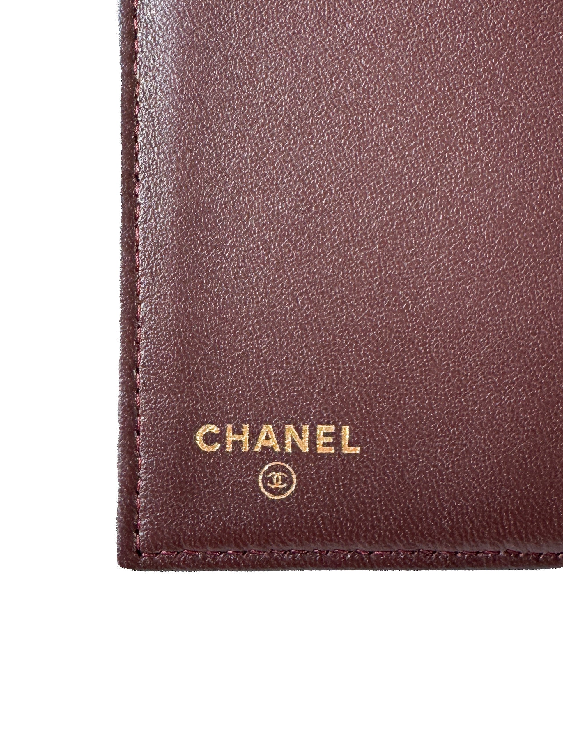 Chanel black lambskin flap full wallet 20072165