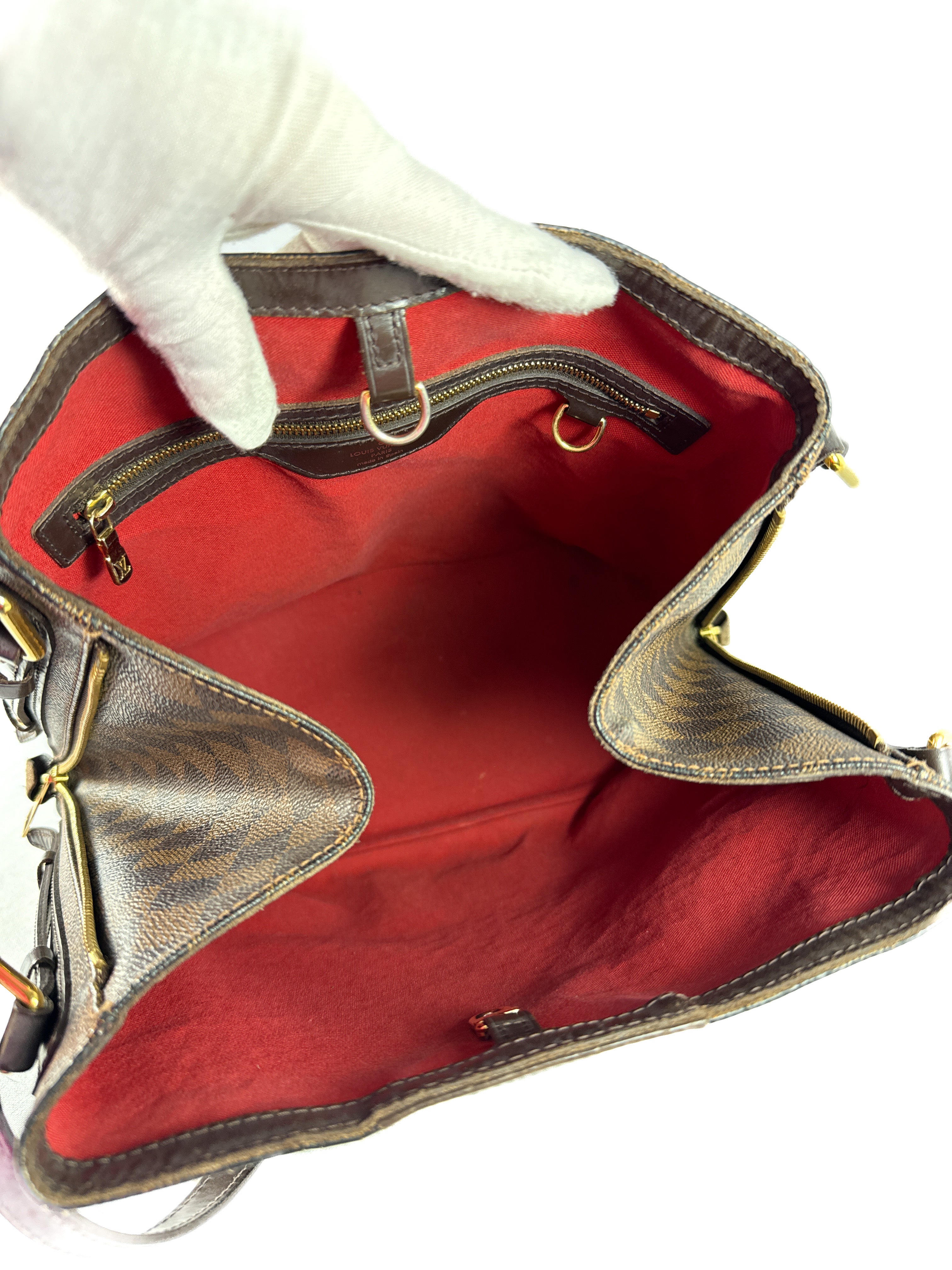 Louis Vuitton damier ebene Cabas Rivington tote CA2161 **as is**