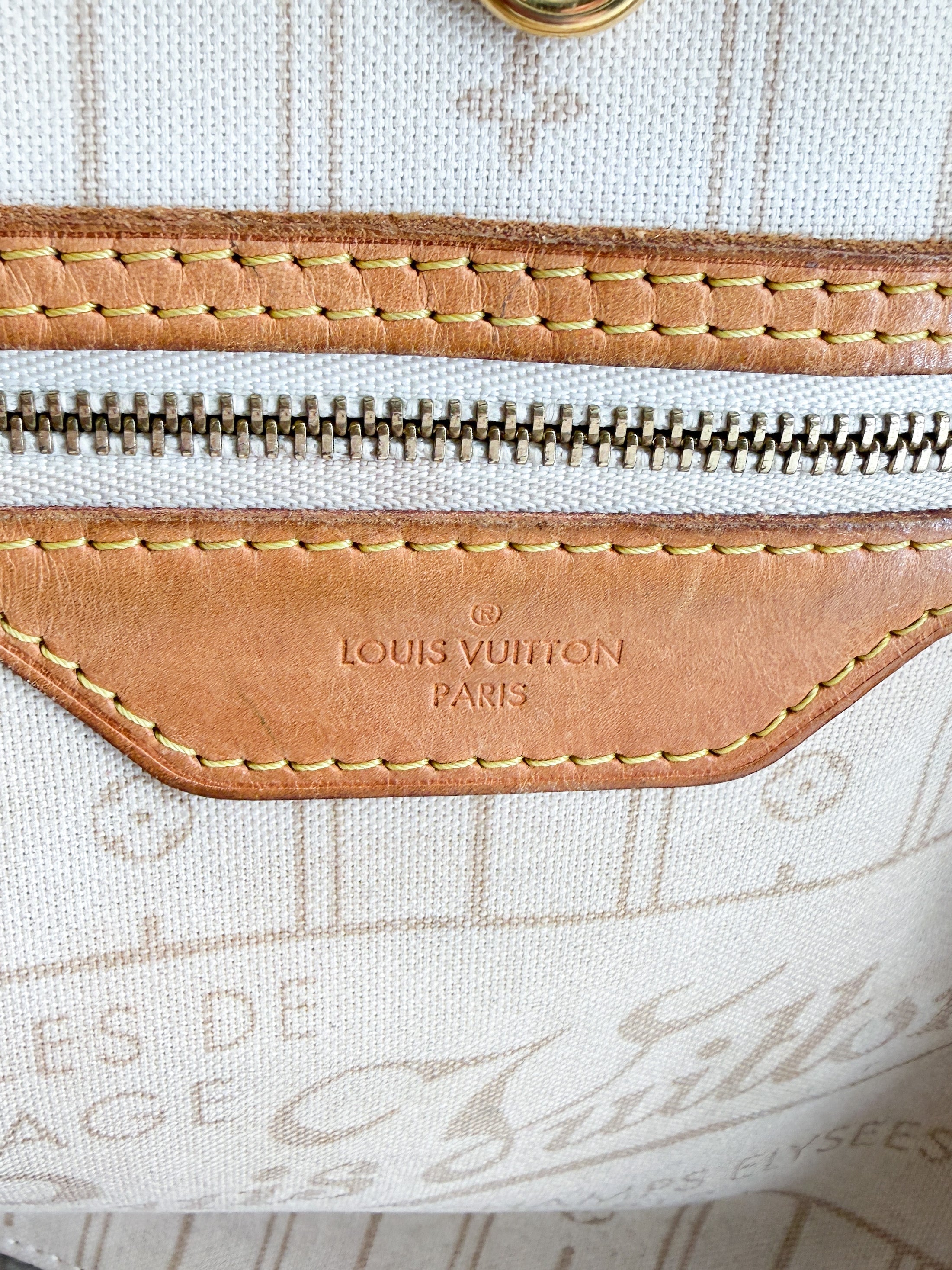 Louis Vuitton damier azur neverfull MM SD2132