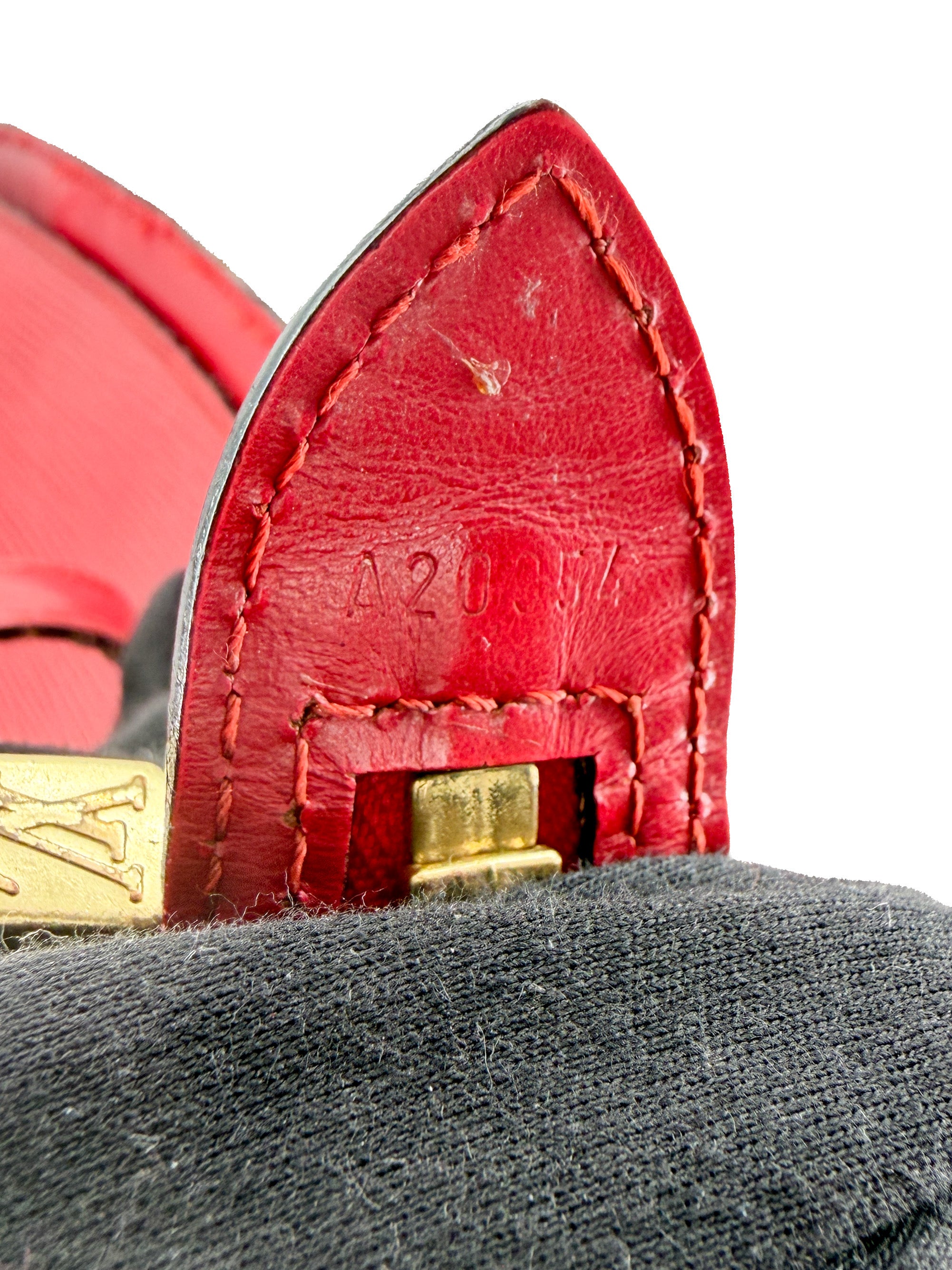 Louis Vuitton red Epi leather Saint Jacques A20954