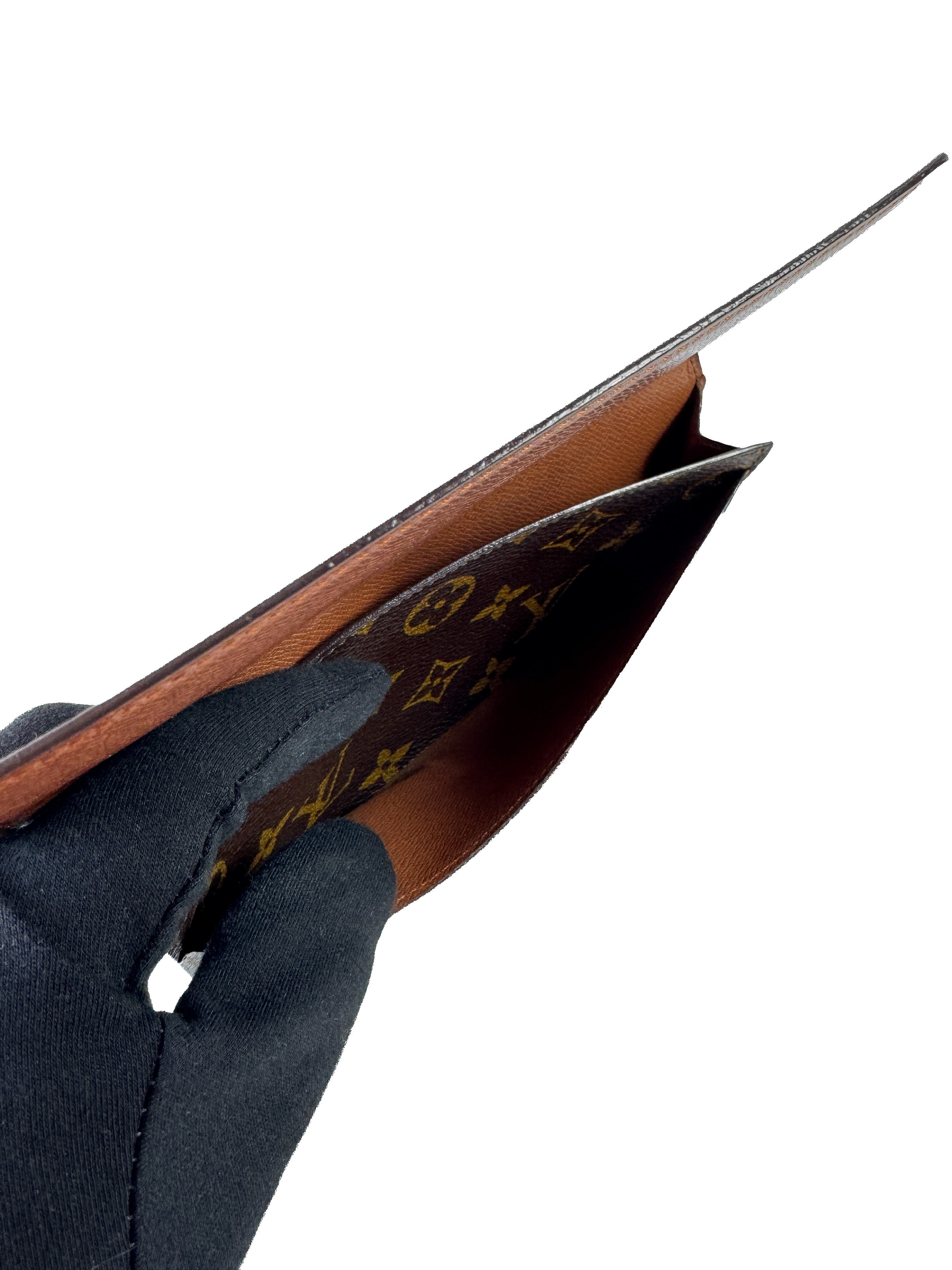 Louis Vuitton monogram porto yen cult credit long wallet MI8095