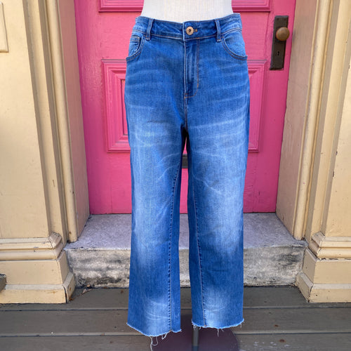 J Jill high rise straight jeans size 16