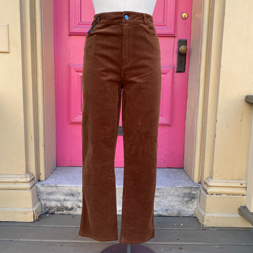 Paige Cindy brown corduroy pants size 14 New With Tags