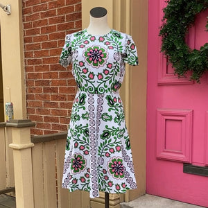 Tory Burch garden party cape dress size S NWT