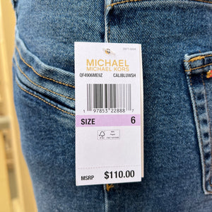 Michael Michael Kors selma straight ankle jeans size 6