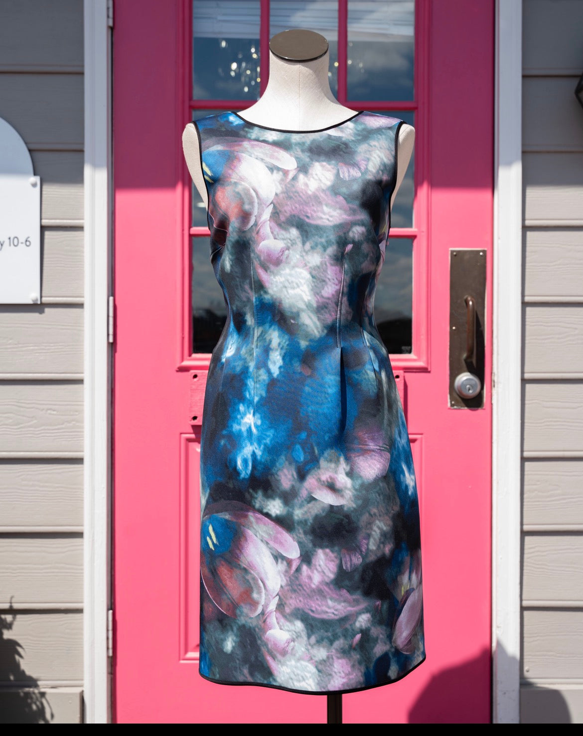 White House Black Market floral tank dress size 12