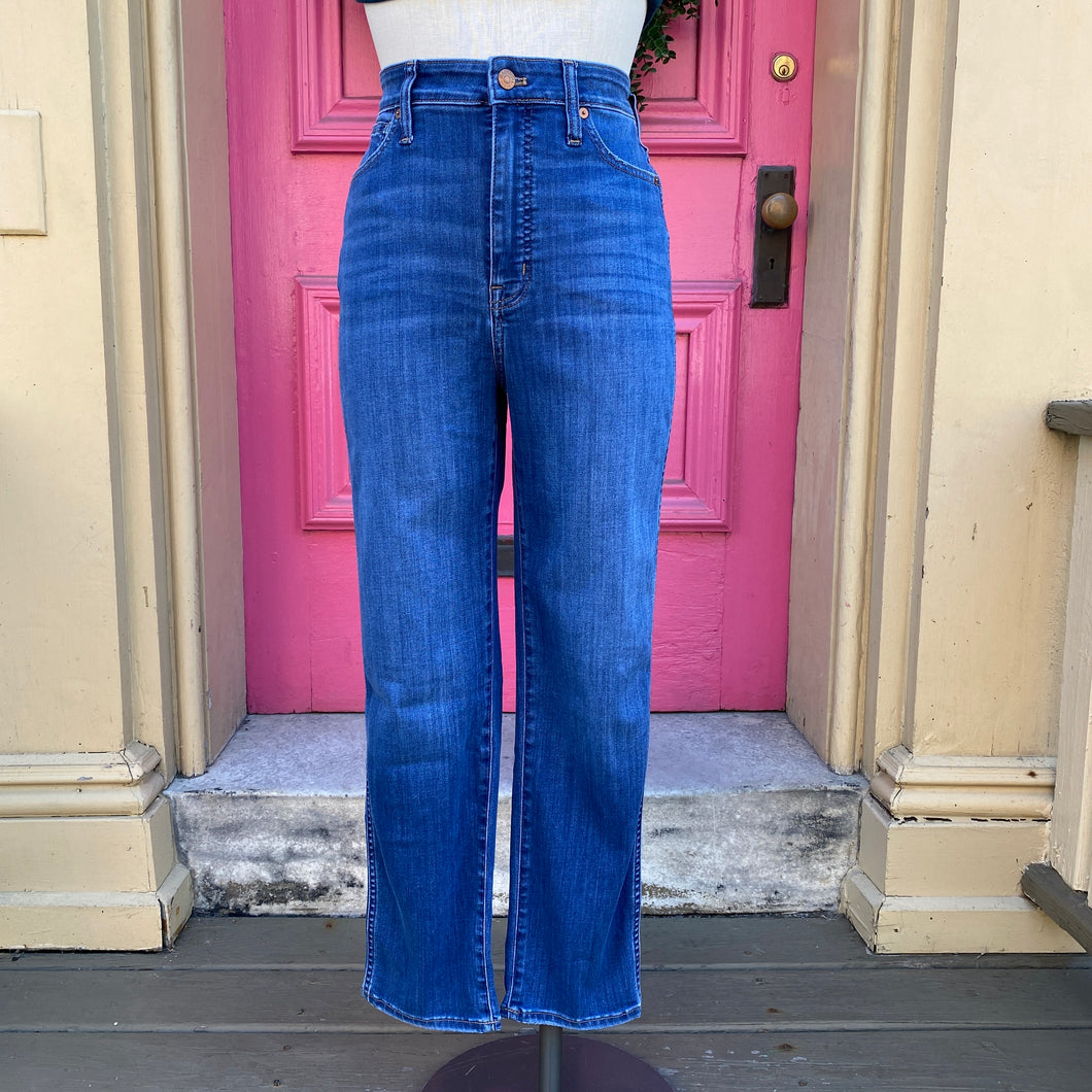 Madewell stovepipe jeans size 4
