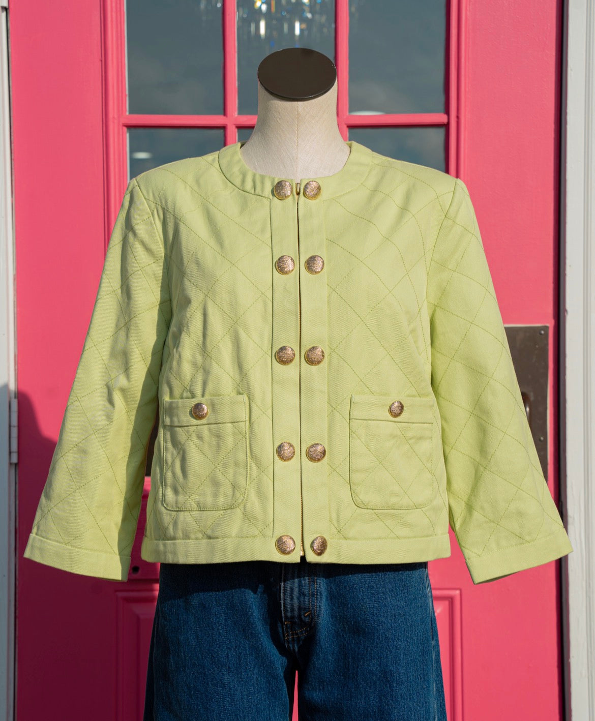 Cabi green lightweight jacket size L