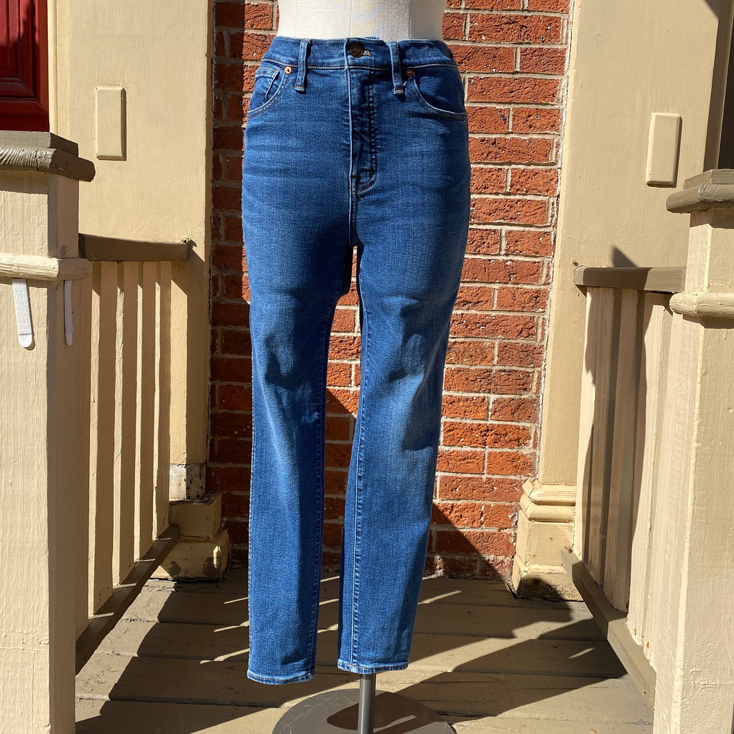 Madewell 10” high rise skinny jeans size 6