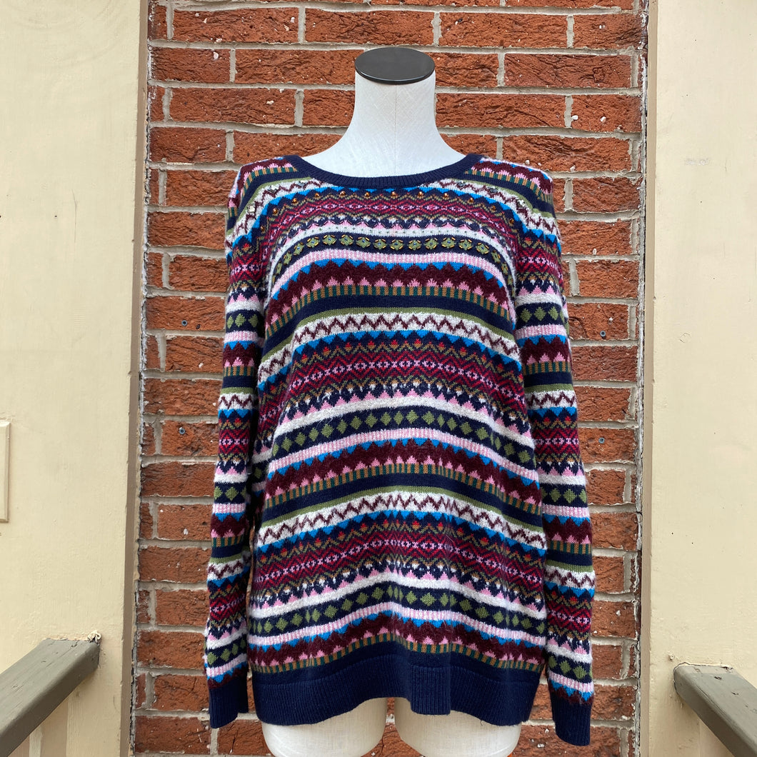 Talbots multicolor sweater size 1X Petite