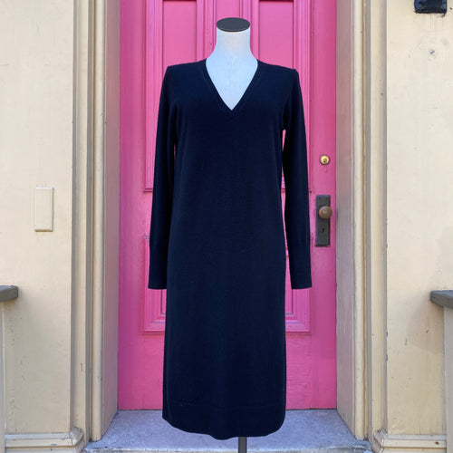 Everlane black cashmere sweater dress size Medium