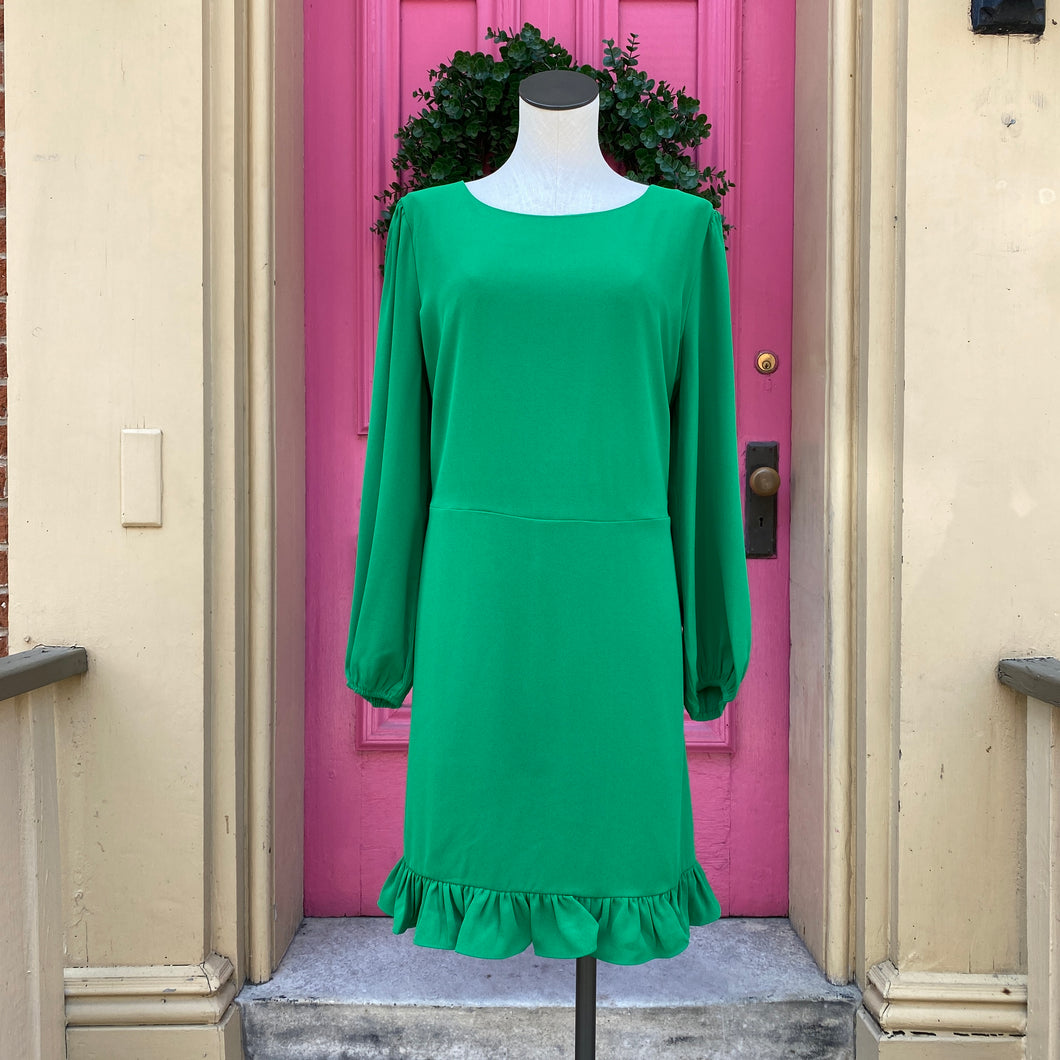 Sugarlips green long sleeve dress New With Tags