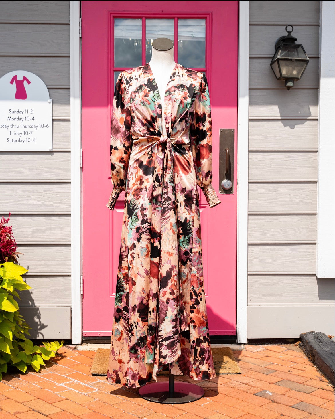 Misa pink multicolor dress size L