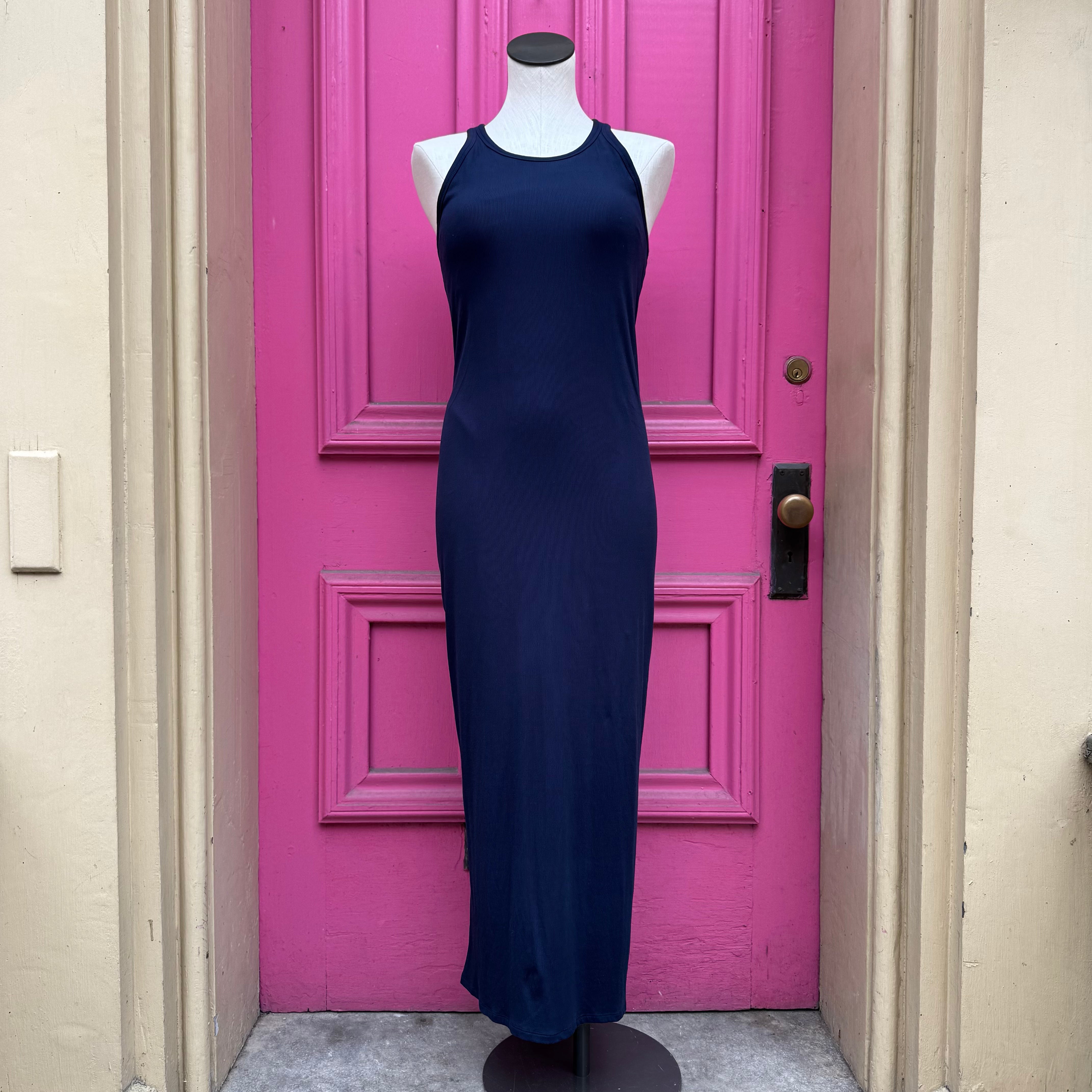 Athleta navy bra tank dress size XL