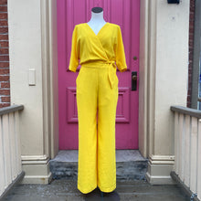 Trina Turk yellow jumpsuit size 4