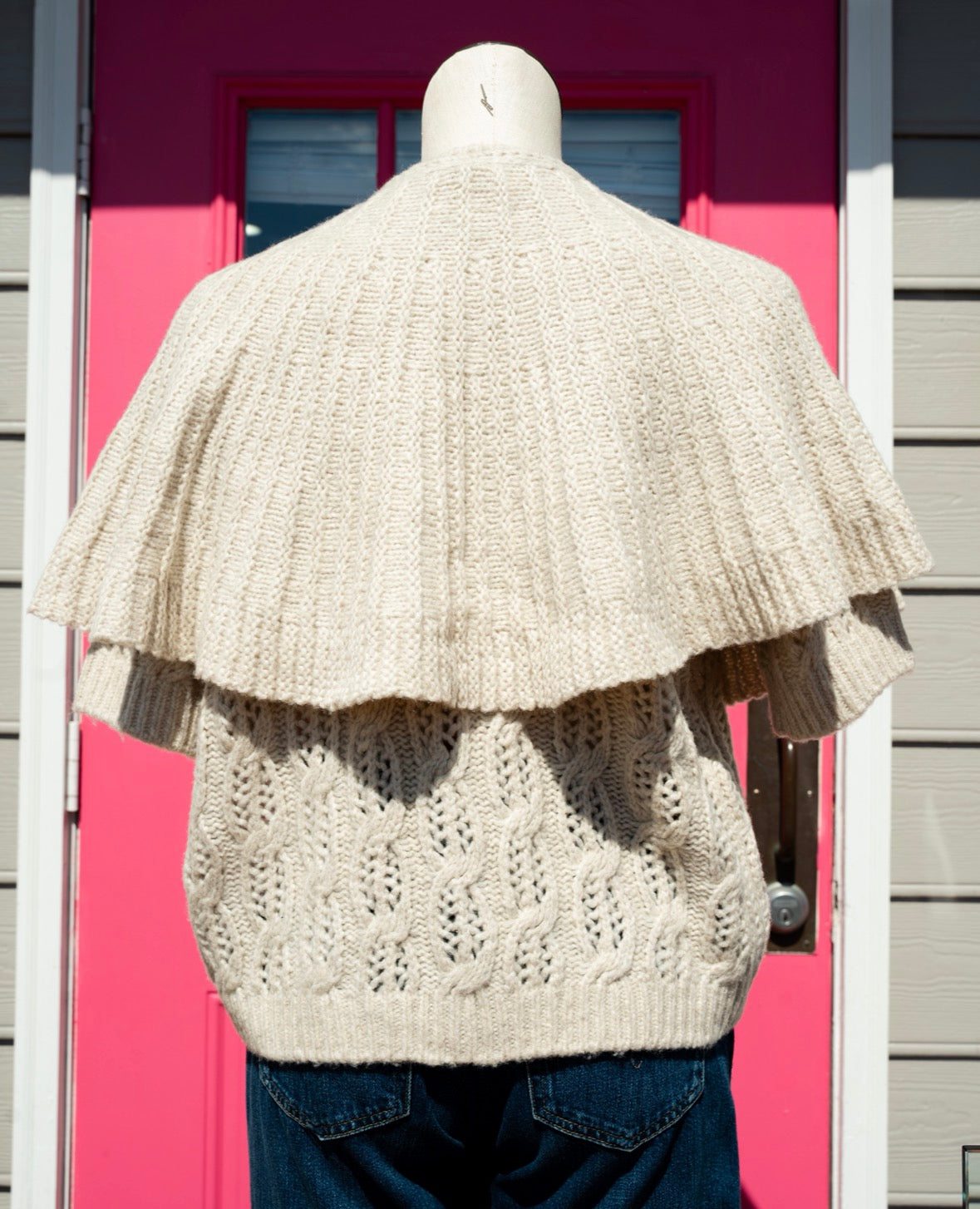 Frame cream the cape cardigan size L NWT