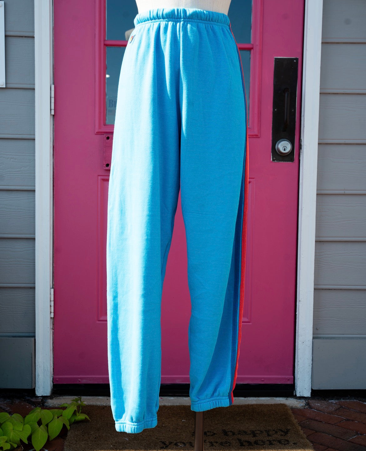 Aviator Nation bright blue joggers size L