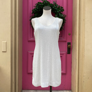 Joie Jaminly white beaded tank dress size 6 New With Tags