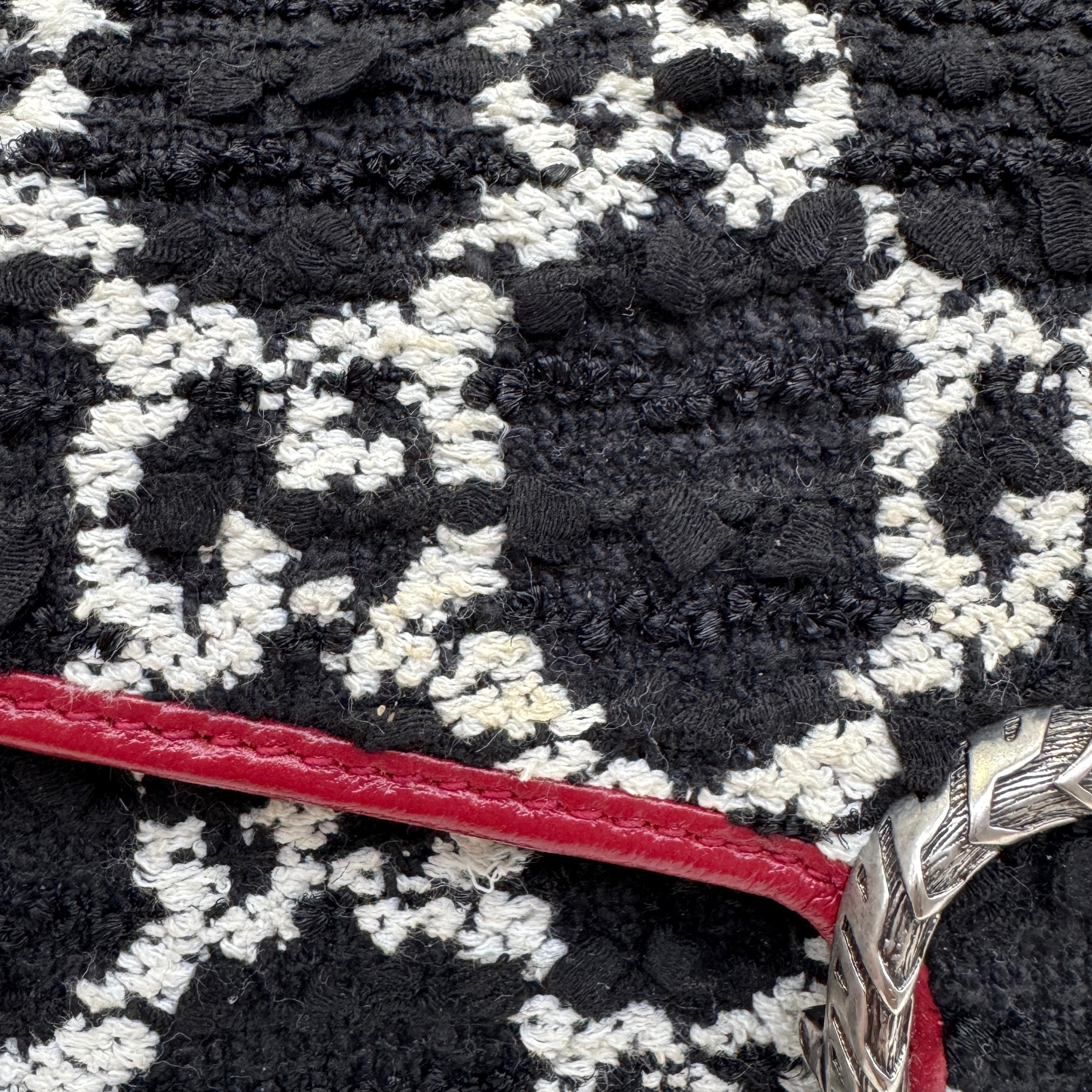 Gucci  tweed GG monogram Mini Dionysus chain wallet  493075