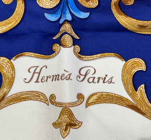 Hermes silk Cheval Turc 90 scarf
