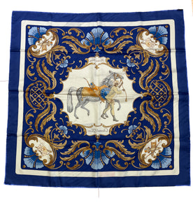 Hermes silk Cheval Turc 90 scarf