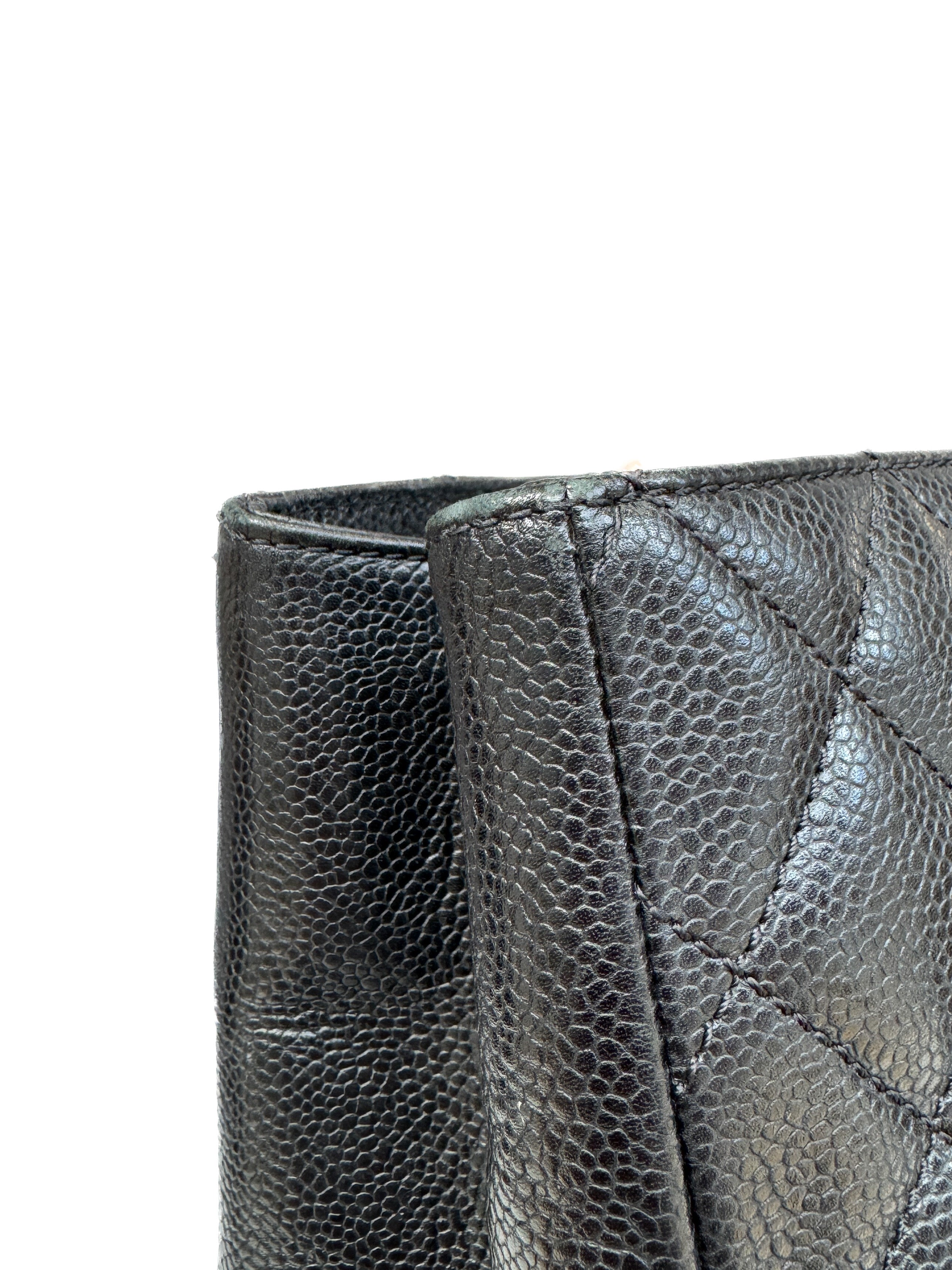 Chanel GST Grand Shopper Black Caviar Tote 13143709